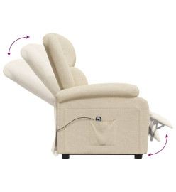 Fauteuil Crème Tissu