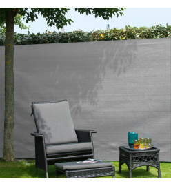 Nature Brise-vue de jardin PE 1 x 3 m Gris