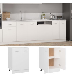 Armoire de plancher Blanc 60x46x81,5 cm Bois d'ingénierie