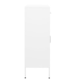 Armoire de rangement Blanc 80x35x101,5 cm Acier