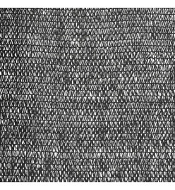 Filet brise-vue Noir 1,8x25 m PEHD 195 g/m²