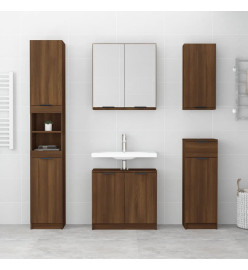 Armoire de salle de bain murale Chêne marron 32x20x67 cm