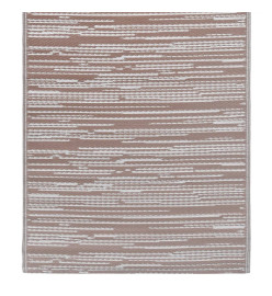 Tapis d'extérieur Marron 160x230 cm PP