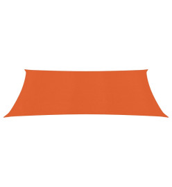 Voile d'ombrage 160 g/m² Orange 2x4,5 m PEHD