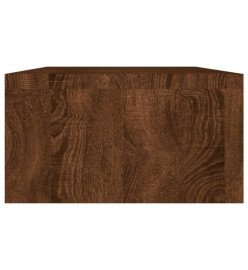 Support de moniteur Chêne marron 100x24x13 cm Bois d'ingénierie