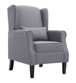 Fauteuil Gris foncé Tissu