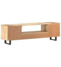 Meuble TV 160x30x45 cm Bois massif de manguier