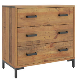 Commode 75x35x70 cm Bois de pin massif