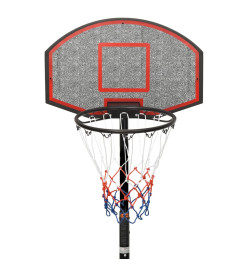 Support de basket-ball Noir 216-250 cm Polyéthylène