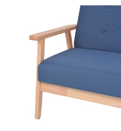 Fauteuil Bleu Tissu