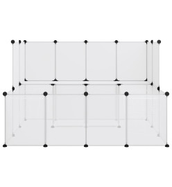 Cage pour petits animaux Transparent 143x107x93 cm PP et Acier