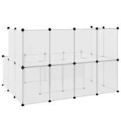 Cage pour petits animaux Transparent 143x107x93 cm PP et Acier