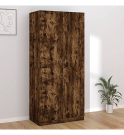 Garde-robe Chêne fumé 90x52x200 cm Bois d'ingénierie