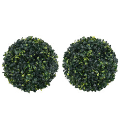 Boules de buis artificielles 2 pcs 45 cm