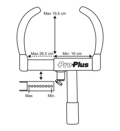 ProPlus Sabot de Denver universel 341341