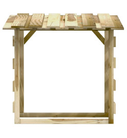 Pergolas avec toits 3 pcs 100x90x100 cm Bois de pin imprégné