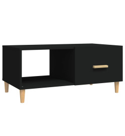 Table basse Noir 89,5x50x40 cm Bois d'ingénierie