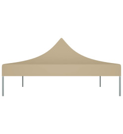 Toit de tente de réception 4x3 m Beige 270 g/m²