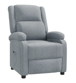 Fauteuil inclinable Gris clair Tissu