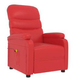 Fauteuil de massage Rouge Similicuir