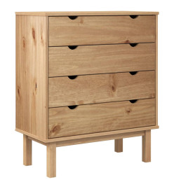 Armoire à tiroirs 76,5x39,5x90 cm Bois de pin massif