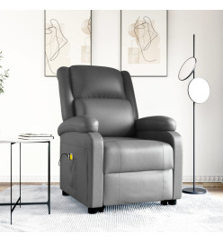 Fauteuil de massage Gris Similicuir