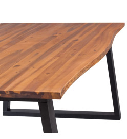 Table de salle à manger 200 x 90 cm Bois d'acacia massif