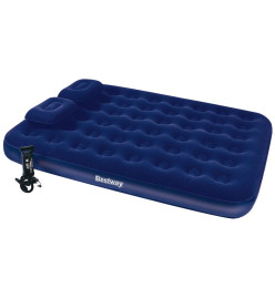 Bestway Lit gonflable avec oreiller et pompe à air 203x152x22 cm 67374