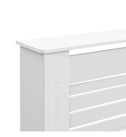 Cache-radiateurs 2 pcs Blanc 152x19x81,5 cm MDF