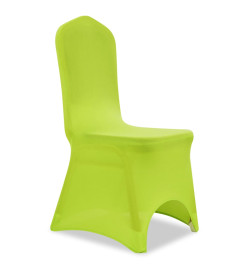 Housse de chaise extensible 4 pcs vert