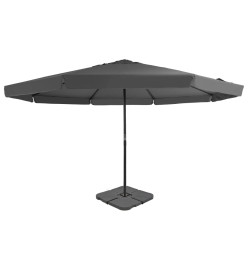 Parasol avec base portable Anthracite