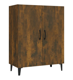 Buffet Chêne fumé 70x34x90 cm Bois d'ingénierie