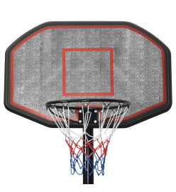 Support de basket-ball Noir 258-363 cm Polyéthylène