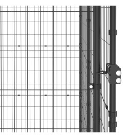 Chenil extérieur Acier avec toit 16,94 m²