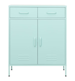 Armoire de rangement Vert menthe 80x35x101,5 cm Acier