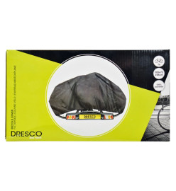 Dresco Housse élastique de vélo pour 1 vélo Noir