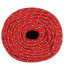 Corde de bateau Rouge 6 mm 25 m Polypropylène