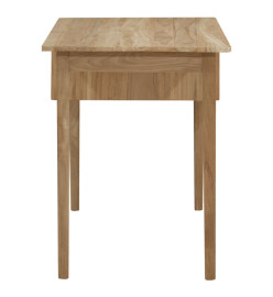 Bureau avec 2 tiroirs 110x52x75 cm Bois de teck solide