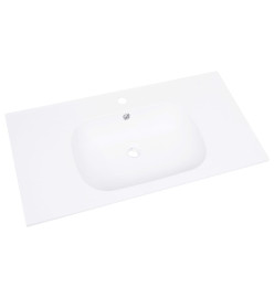 Lavabo encastré 900x460x105 mm SMC Blanc