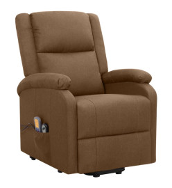 Fauteuil de massage Marron Tissu