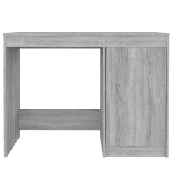 Bureau Sonoma gris 100x50x76 cm Bois d'ingénierie