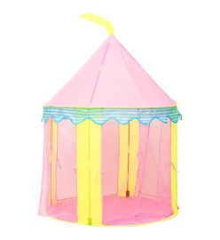 Tente de jeu pour enfants avec 250 balles Rose 100x100x127 cm