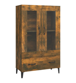 Buffet Chêne fumé 70x31x115 cm Bois d'ingénierie