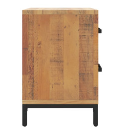 Table de chevet Marron 36x30x45 cm Bois de pin massif