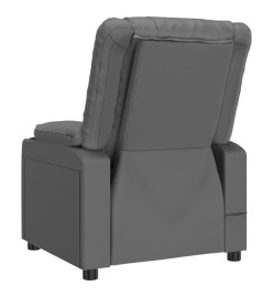 Fauteuil de massage électrique Gris Similicuir