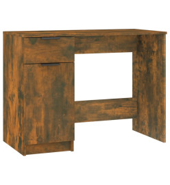 Bureau Chêne fumé 100x50x75 cm Bois d'ingénierie