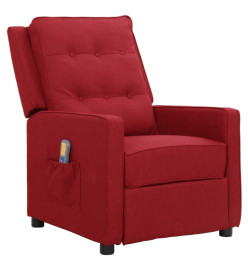 Fauteuil de massage Rouge bordeaux Tissu