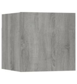 Ensemble de meubles TV 3 pcs Sonoma gris Bois d'ingénierie