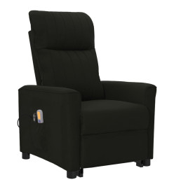 Fauteuil de massage Noir Tissu