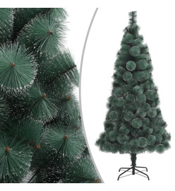 Arbre de Noël artificiel avec LED et boules Vert 150 cm PVC PE